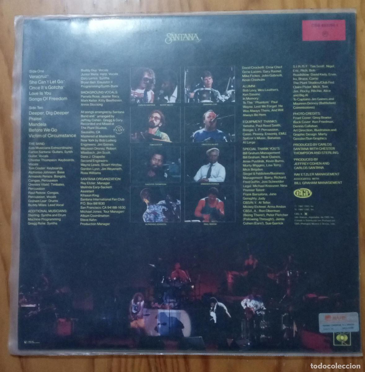 Discos de vinilo: SANTANA - Freedom - Foto 2