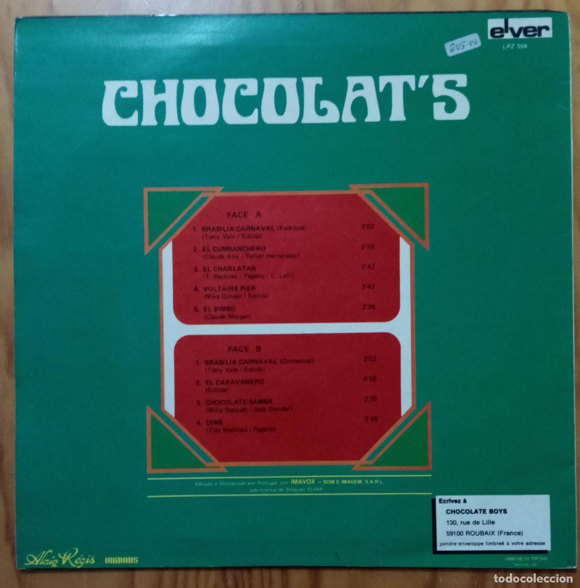 Discos de vinilo: CHOCOLATS - Brasilia carnaval - Foto 2