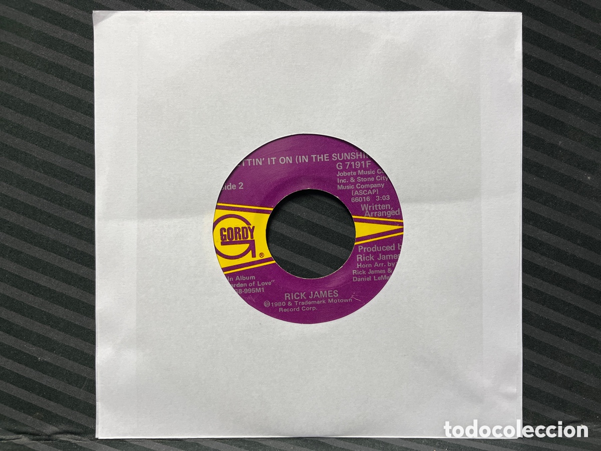 Discos de vinilo: Rick James - Summer Love (7&rdquo;, Single) - Foto 2