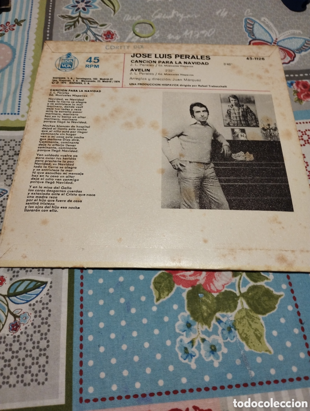 Discos de vinilo: Jose Luis Perales canci&oacute;n para la Navidad - Foto 2