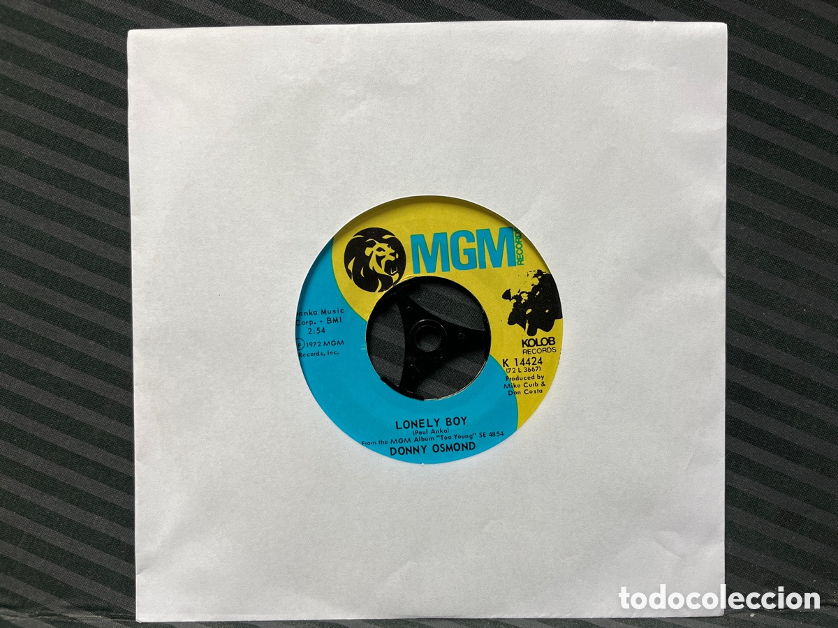 Discos de vinilo: Donny Osmond - Why (7&rdquo;, Single) - Foto 2