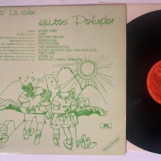 Discos de vinilo: LP PROMO PA LA CALOR EXITOS POLYDOR DE 1983 THE CURE LEVEL 42 ROCKY SHARPE. Lote 381771279