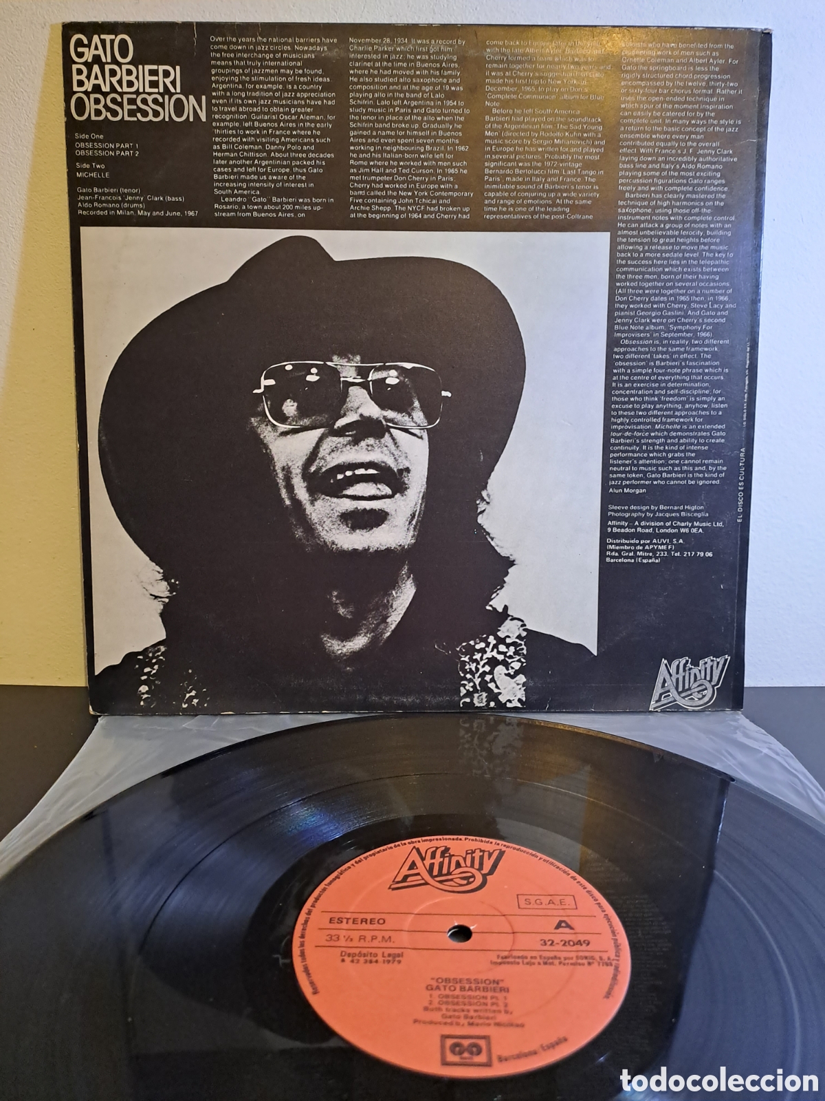 Discos de vinilo: *Gato Barbieri&nbsp;&ndash;&nbsp;Obsession. LX.2 - Foto 2