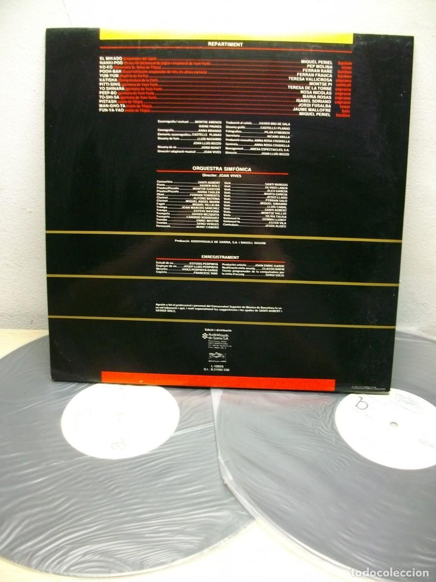 Discos de vinilo: Dagoll Dagom &ndash; El Mikado [Catalan Version] 2 x LP - Foto 2