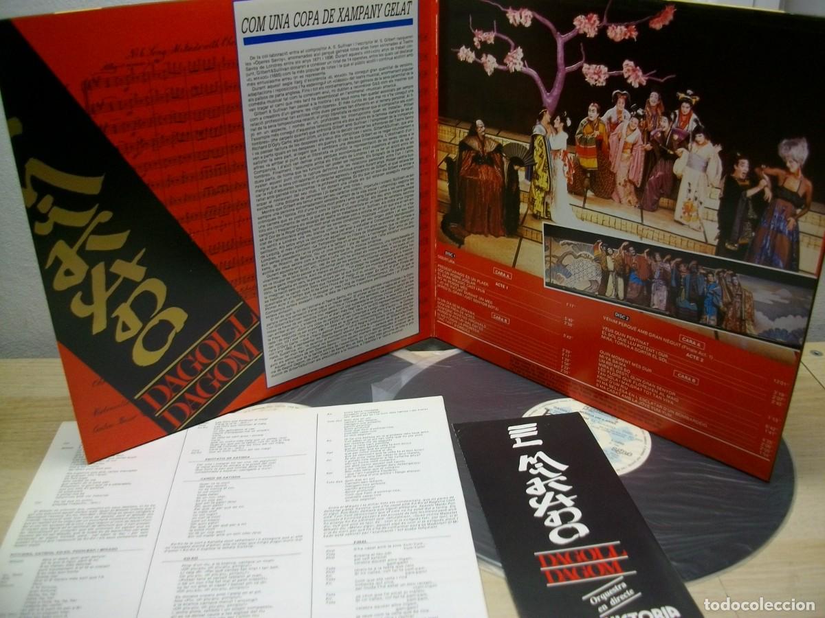 Discos de vinilo: Dagoll Dagom &ndash; El Mikado [Catalan Version] 2 x LP - Foto 3