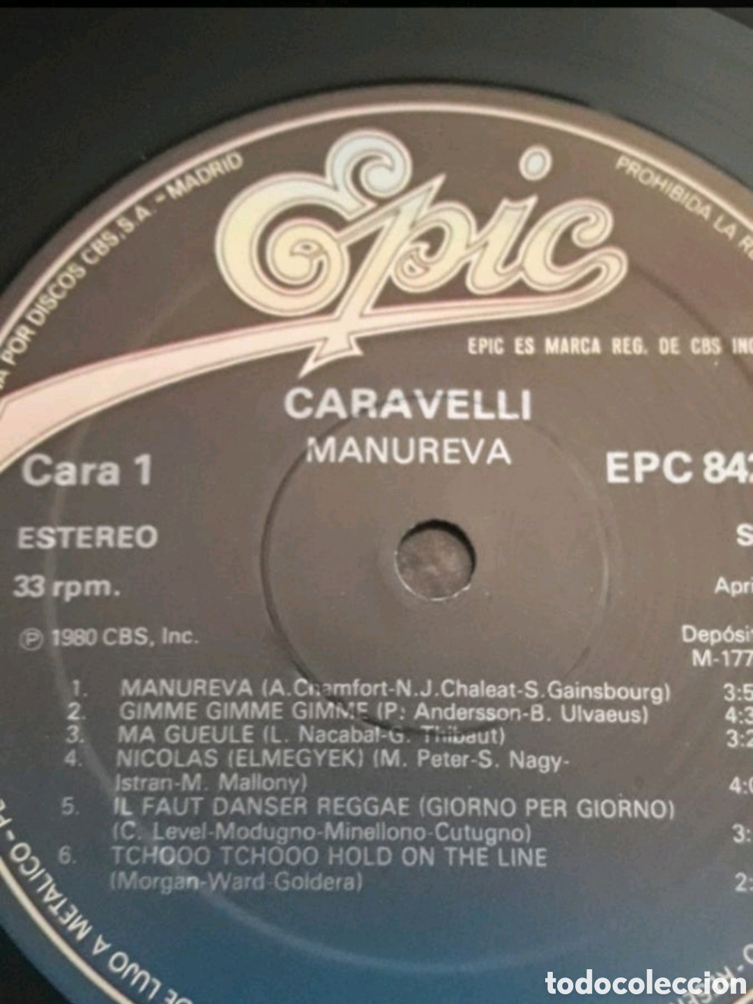 Discos de vinilo: Lp Caravelli. Manureva - Foto 3