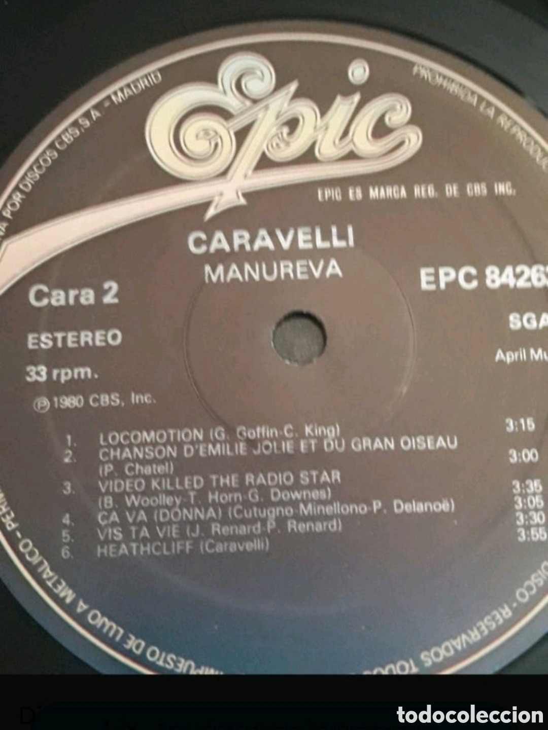 Discos de vinilo: Lp Caravelli. Manureva - Foto 4