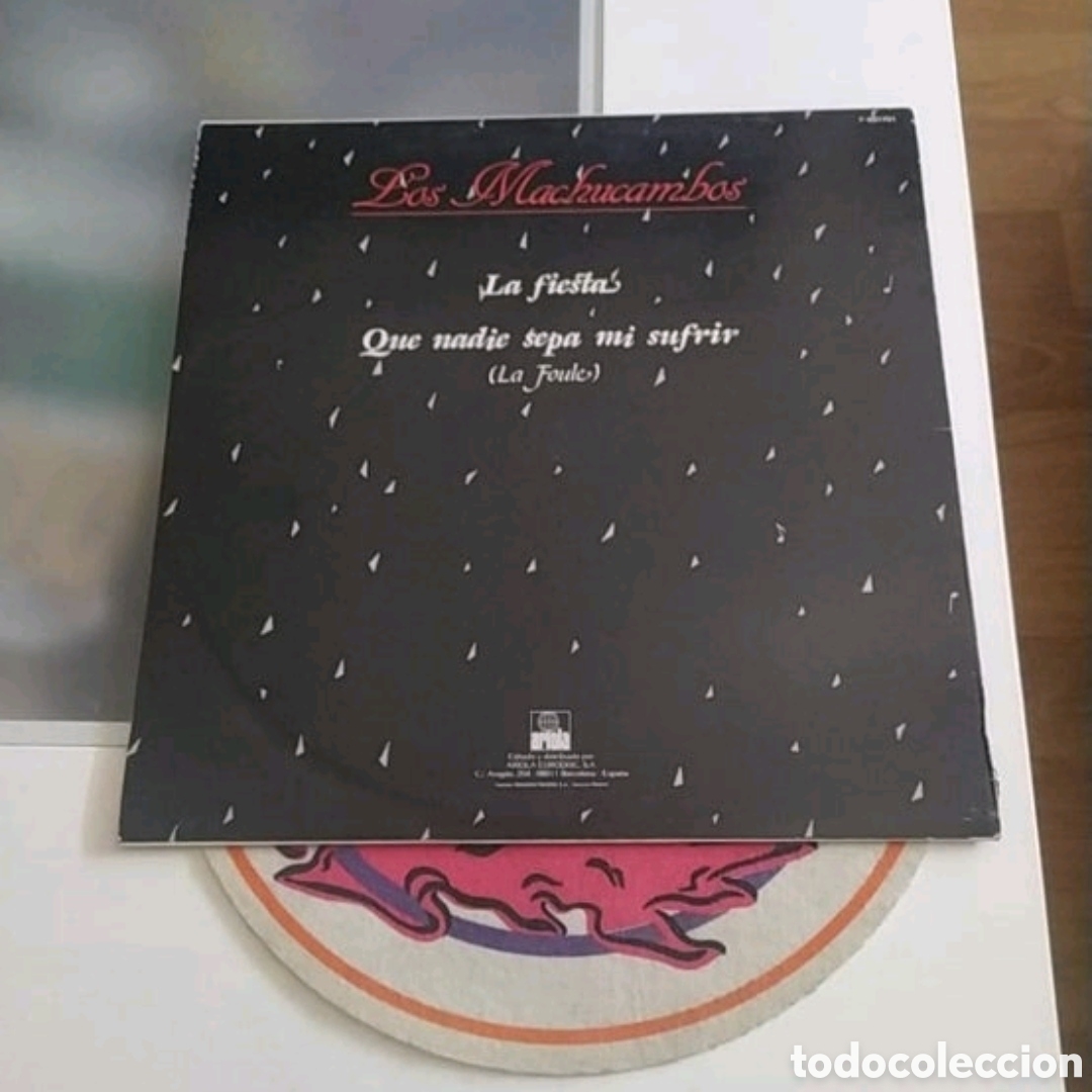 Discos de vinilo: Maxi single Los Machucambos. La fiesta - Foto 2