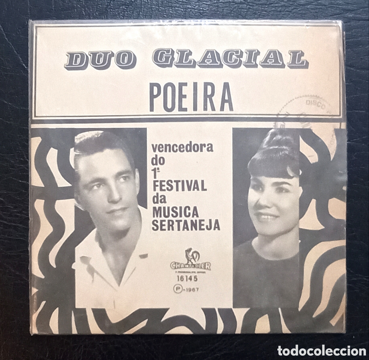 Discos de vinilo: SINGLE DUO GLACIAL - POEIRA - Foto 1