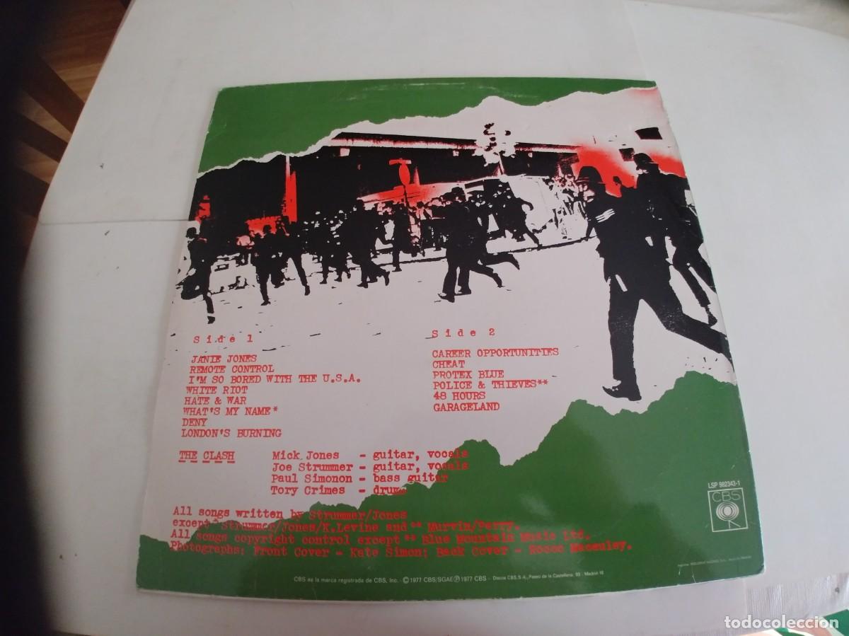 Discos de vinilo: THE CLASH-LP THE CLASH-ESPA&Ntilde;OL 1990 - Foto 2