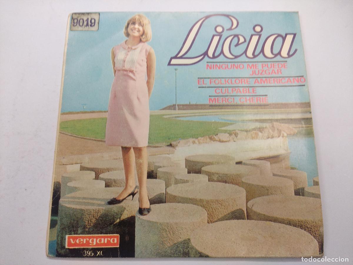 Discos de vinilo: LICIA/EL FOLKLORE ME PUEDE JUZGAR/SINGLE. - Foto 1
