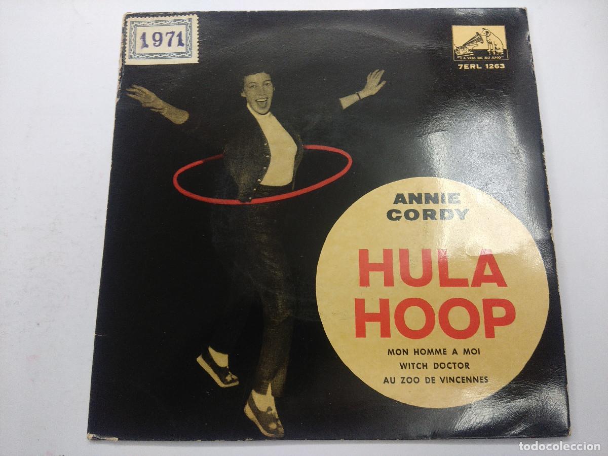 Discos de vinilo: ANNIE CORDY/HULA HOOP/SINGLE. - Foto 1