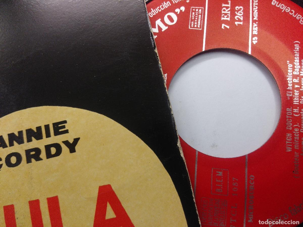 Discos de vinilo: ANNIE CORDY/HULA HOOP/SINGLE. - Foto 2