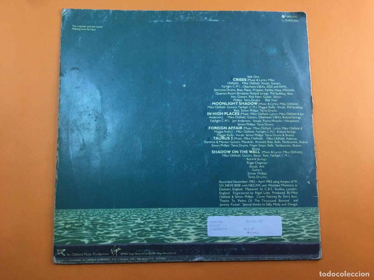 Discos de vinilo: LP MIKE OLDFIELD - CRISES - LEER DESCRIPCION - Foto 2