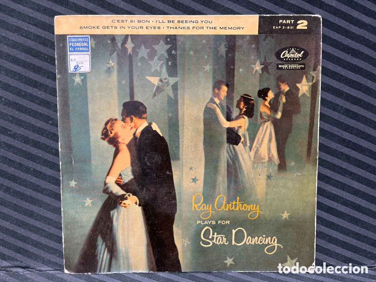 Discos de vinilo: Ray Anthony - Plays For Star Dancing Part 2 (7&rdquo;, EP) - Foto 1