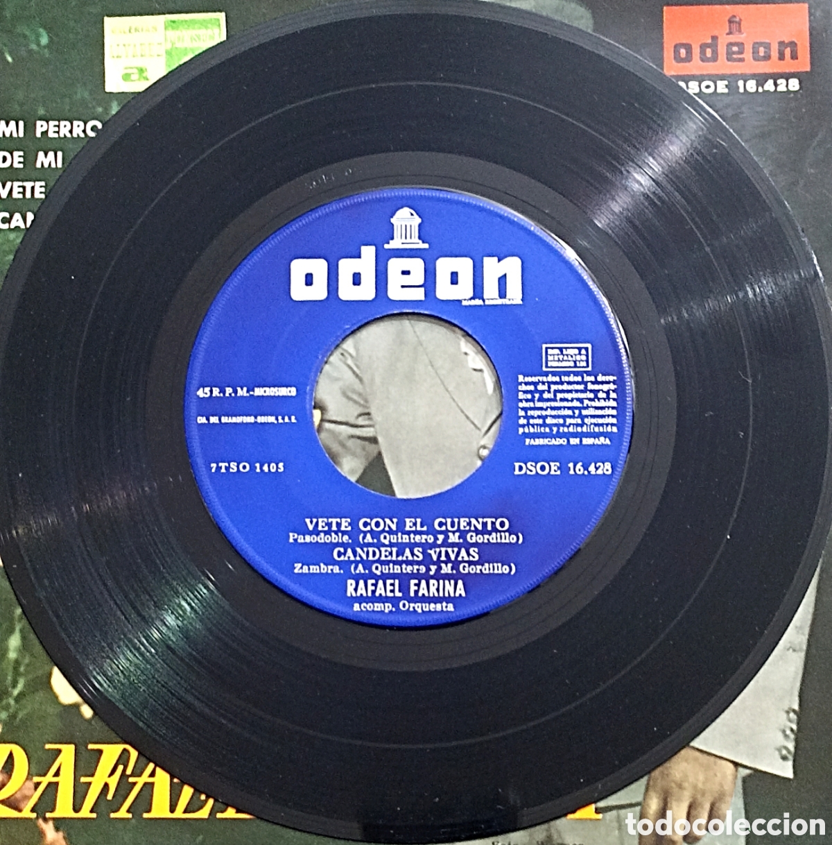 Discos de vinilo: EP RAFAEL FARINA - MI PERRO AMIGO - ODEON 1961 - Foto 4