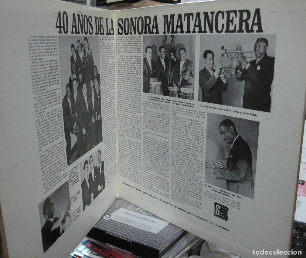 Discos de vinilo: La Sonora Matancera &ndash; 40 A&ntilde;os De La Sonora Matancera - Foto 3