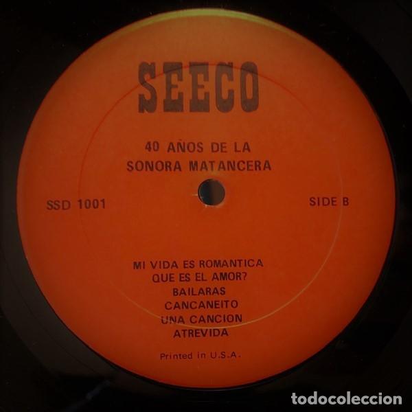 Discos de vinilo: La Sonora Matancera &ndash; 40 A&ntilde;os De La Sonora Matancera - Foto 5