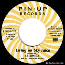 Discos de vinilo: PALEMINA - LIVING ON SKY JUICE - 7” [PIN-UP / ONLYROOTS, 2018] ROOTS REGGAE DUB