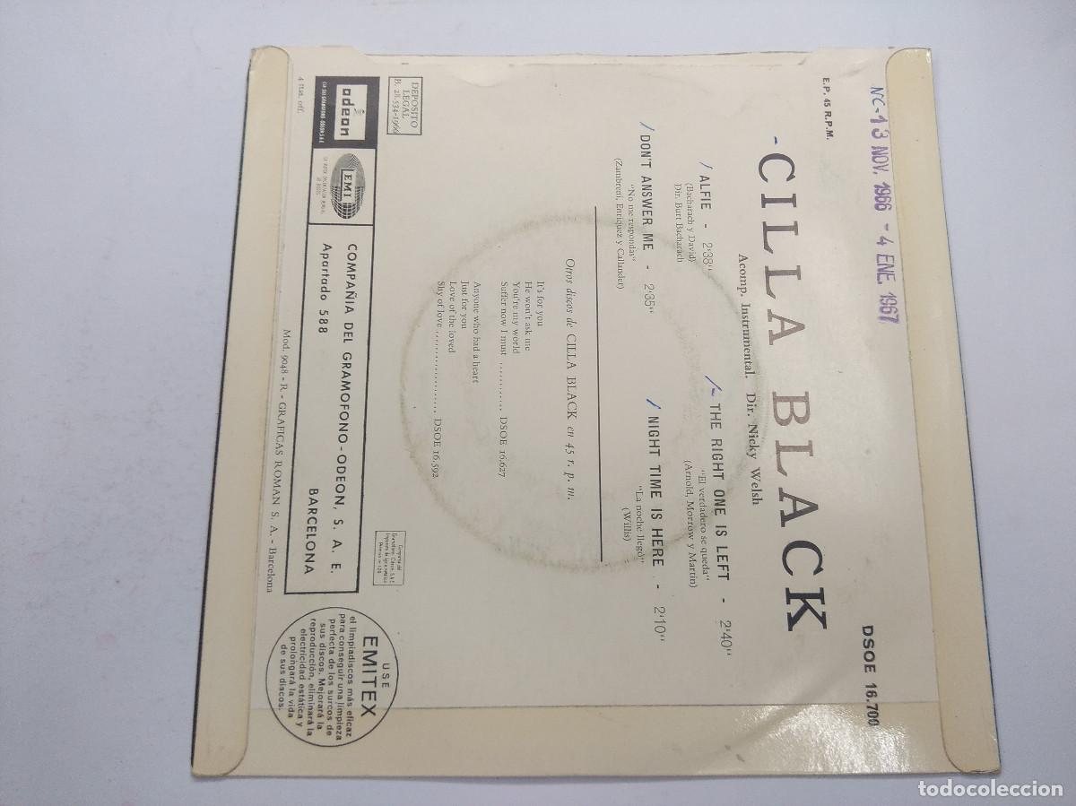 Discos de vinilo: CILLA BLACK/ALFIE/SINGLE. - Foto 3