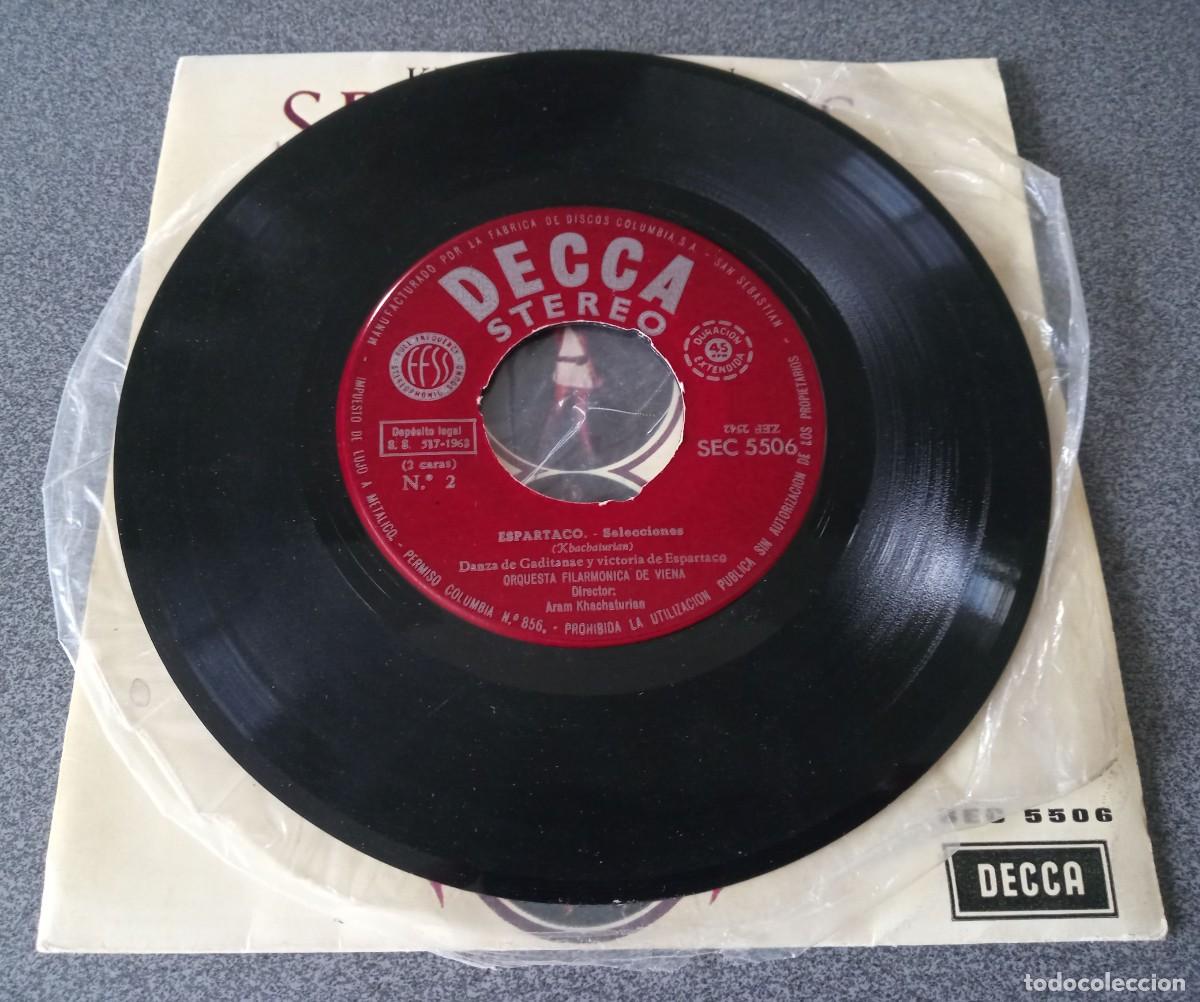 Discos de vinilo: Vinilo Ep Spartacus Khachaturian - Foto 3