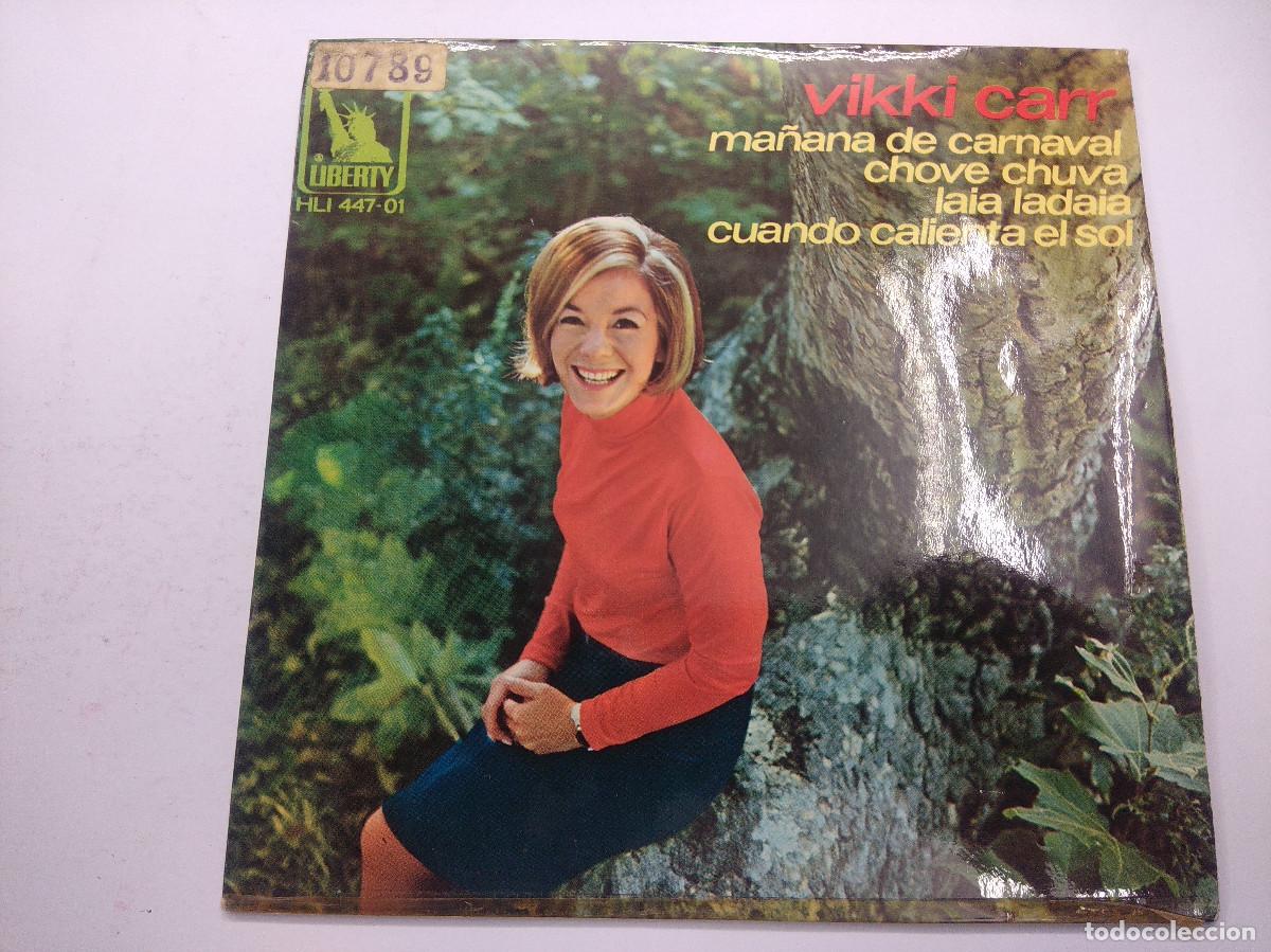 Discos de vinilo: VIKKI CARR/MA&Ntilde;ANA DE CARNAVAL/SINGLE. - Foto 1