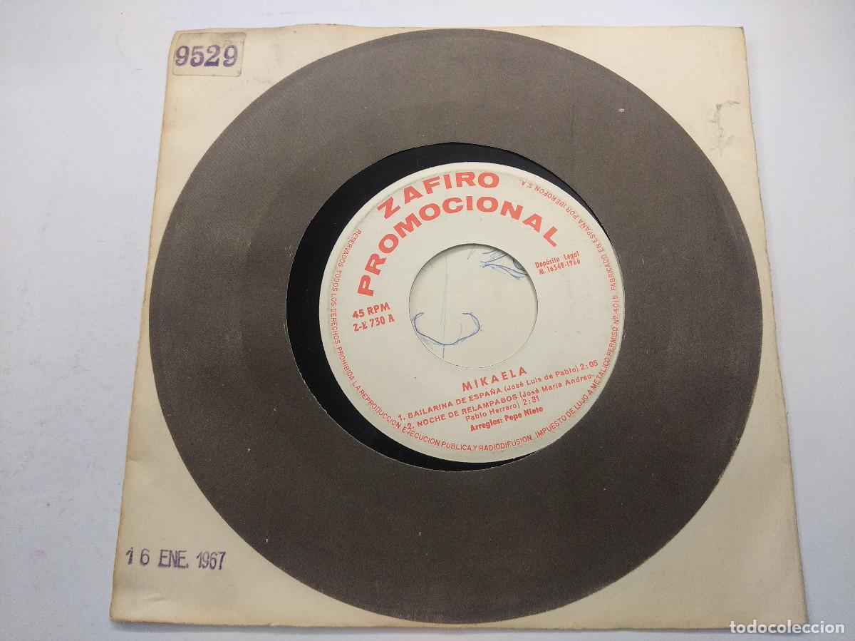Discos de vinilo: MIKAELA/BAILARINA DE ESPA&Ntilde;A/SINGLE. - Foto 1