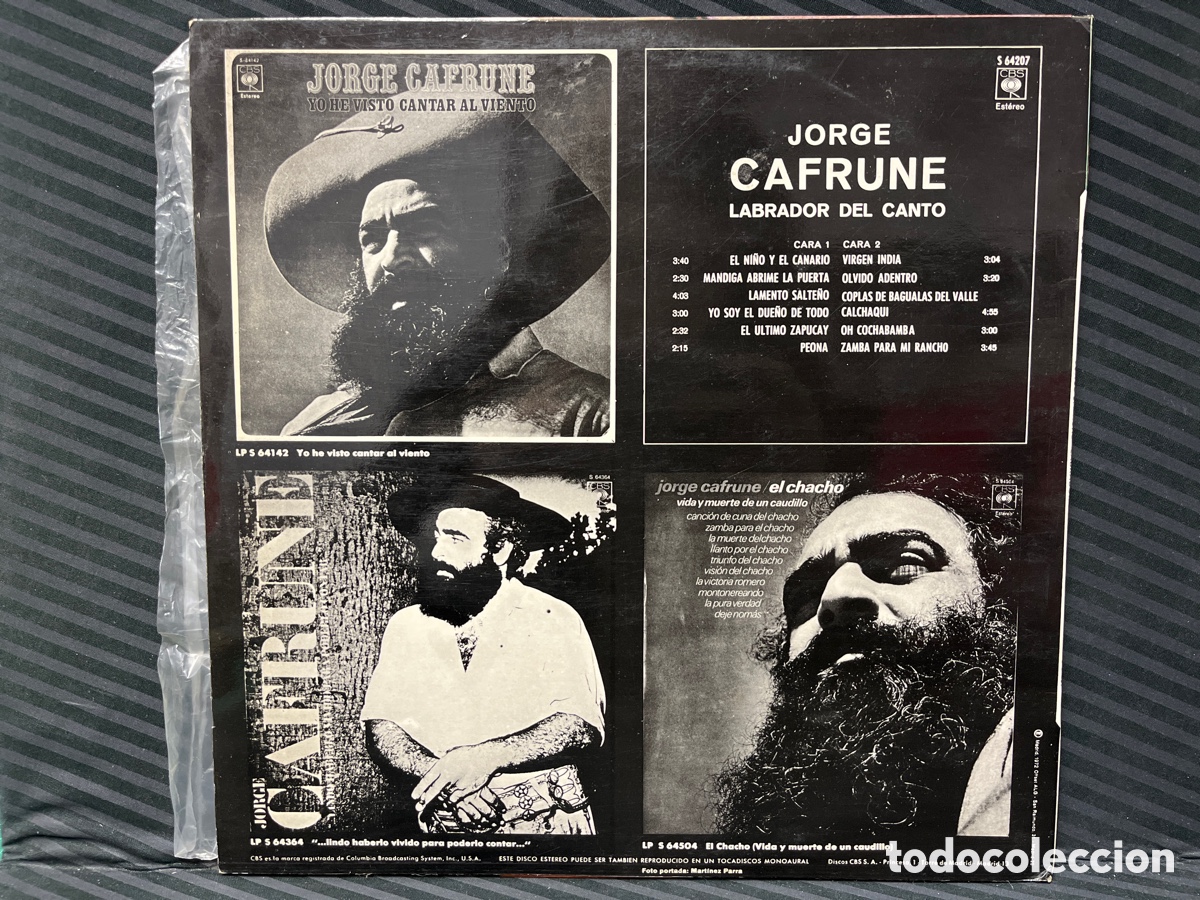 Discos de vinilo: Jorge Cafrune - Labrador Del Canto (LP) - Foto 2