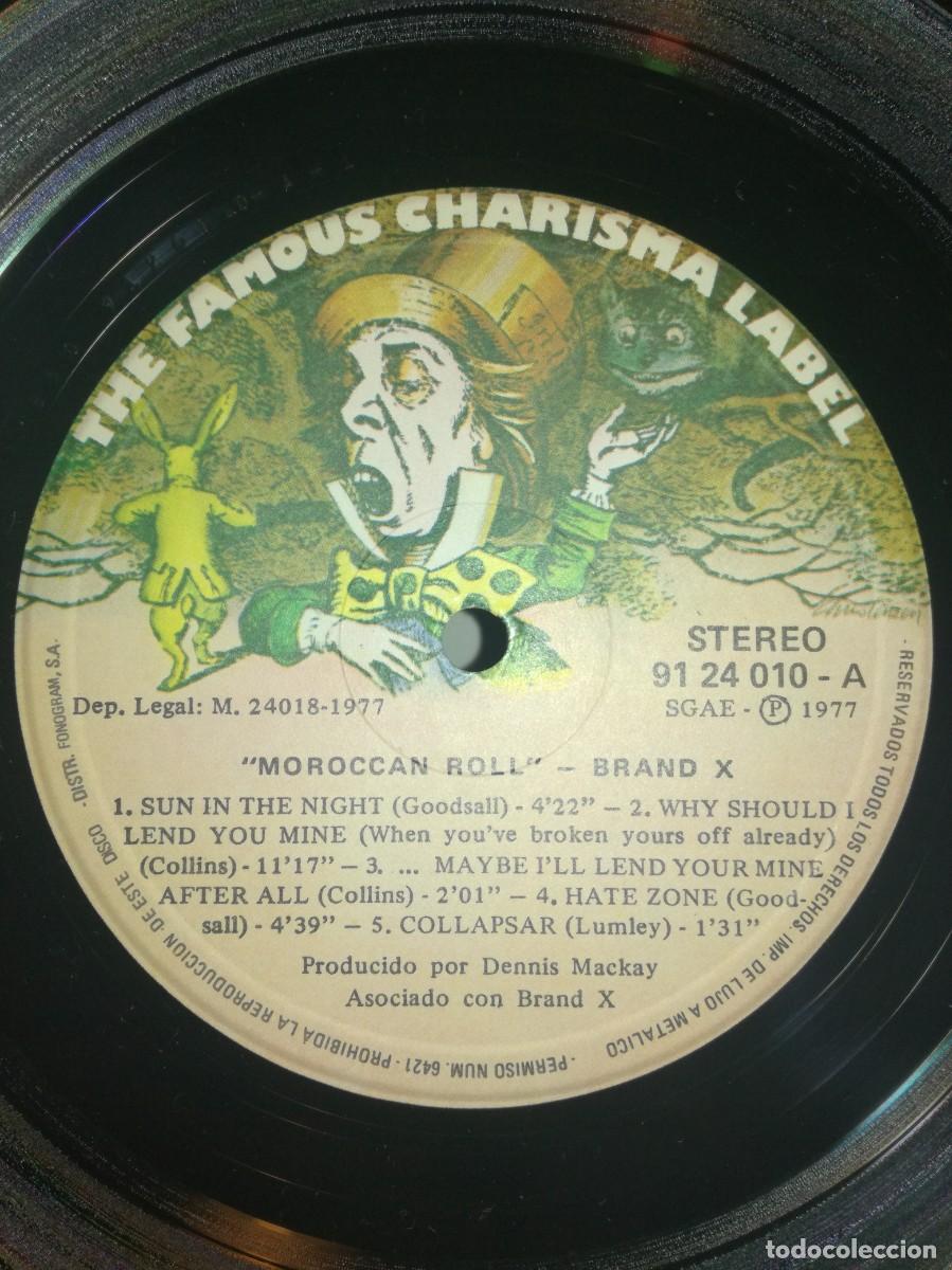 Discos de vinilo: BRAND X-MOROCCAN ROLL-ORIGINAL ESPA&Ntilde;OL 1977 - Foto 3