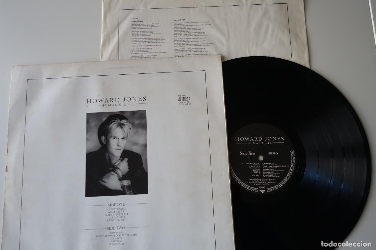 Discos de vinilo: HOWARD JONES: Humans Lib. LP Vinilo ALEM&Aacute;N - Foto 2