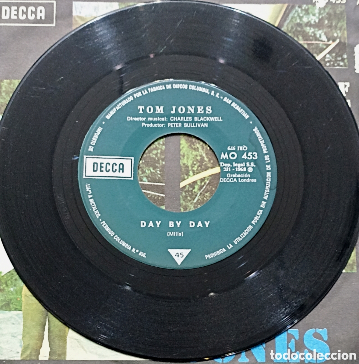 Discos de vinilo: SINGLE TOM JONES - HELP YOURSELF - DECCA 1968 - Foto 4