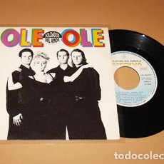 Discos de vinilo: OLE OLE / MARTA SANCHEZ - SOLDADOS DEL AMOR - SINGLE - 1990 - NUEVO. Lote 382099034