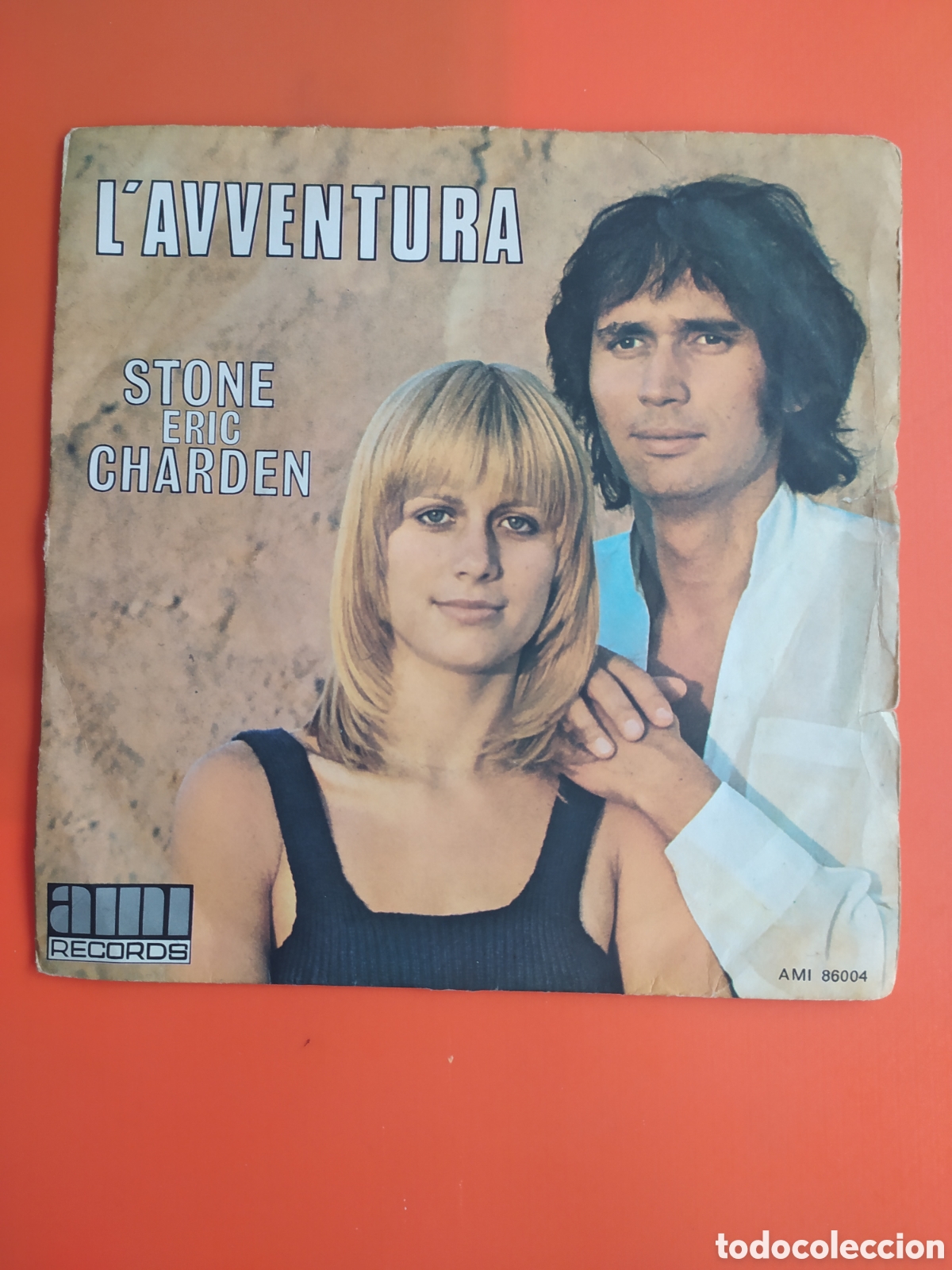 Discos de vinilo: Single Stone et Eric Chander. L'avventura / La musique de camionneur