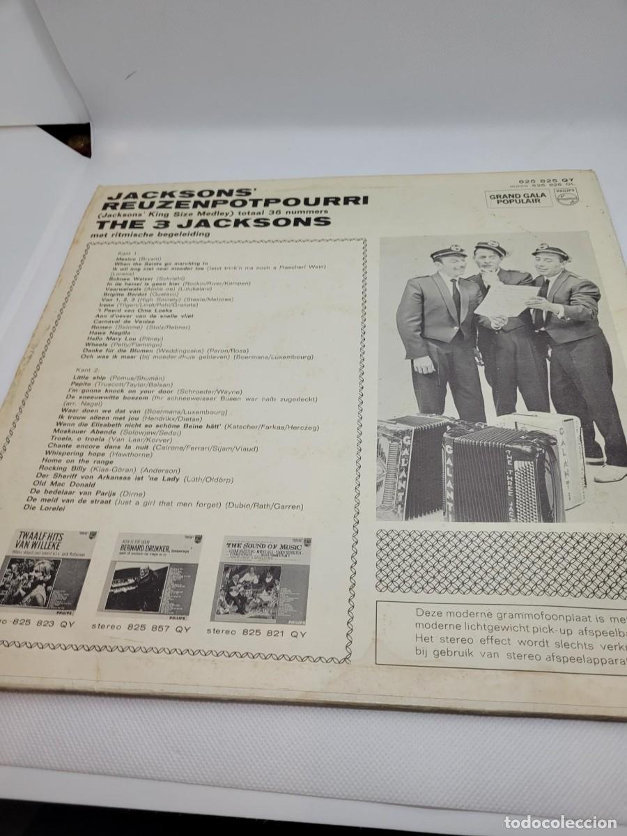 Discos de vinilo: VINILO LP JACKSONS TRIO DE ACORDEONES - Foto 2