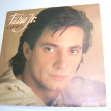 Discos de vinilo: SINGLE PROMO FABIO JR. LLORO. SÓLO AMOR. EPIC 1984 SPAIN CON INSERTO (SEMINUEVO)