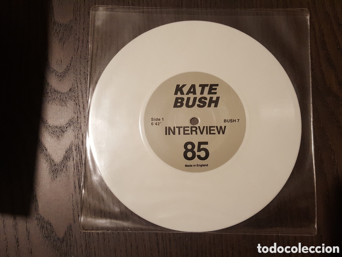 Discos de vinilo: Single - Kate Bush &ndash; Interview 85 - BUSH 7 - Picture disc blanco - Foto 1