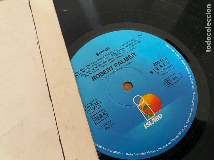 Discos de vinilo: ROBERT PALMER (SECRETS) LP (B-56) - Foto 2