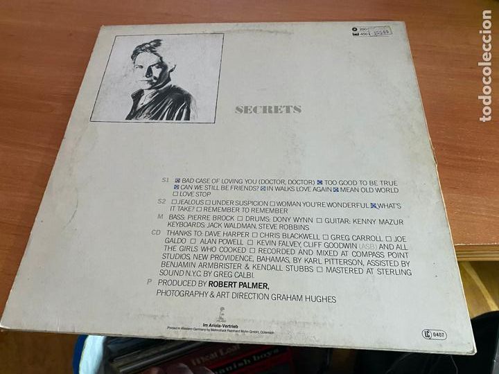 Discos de vinilo: ROBERT PALMER (SECRETS) LP (B-56) - Foto 3