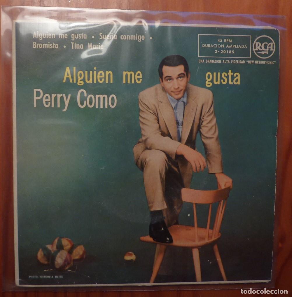 Discos de vinilo: PERRY COMO / ALGUIEN ME GUSTA+3 / EP - Foto 1