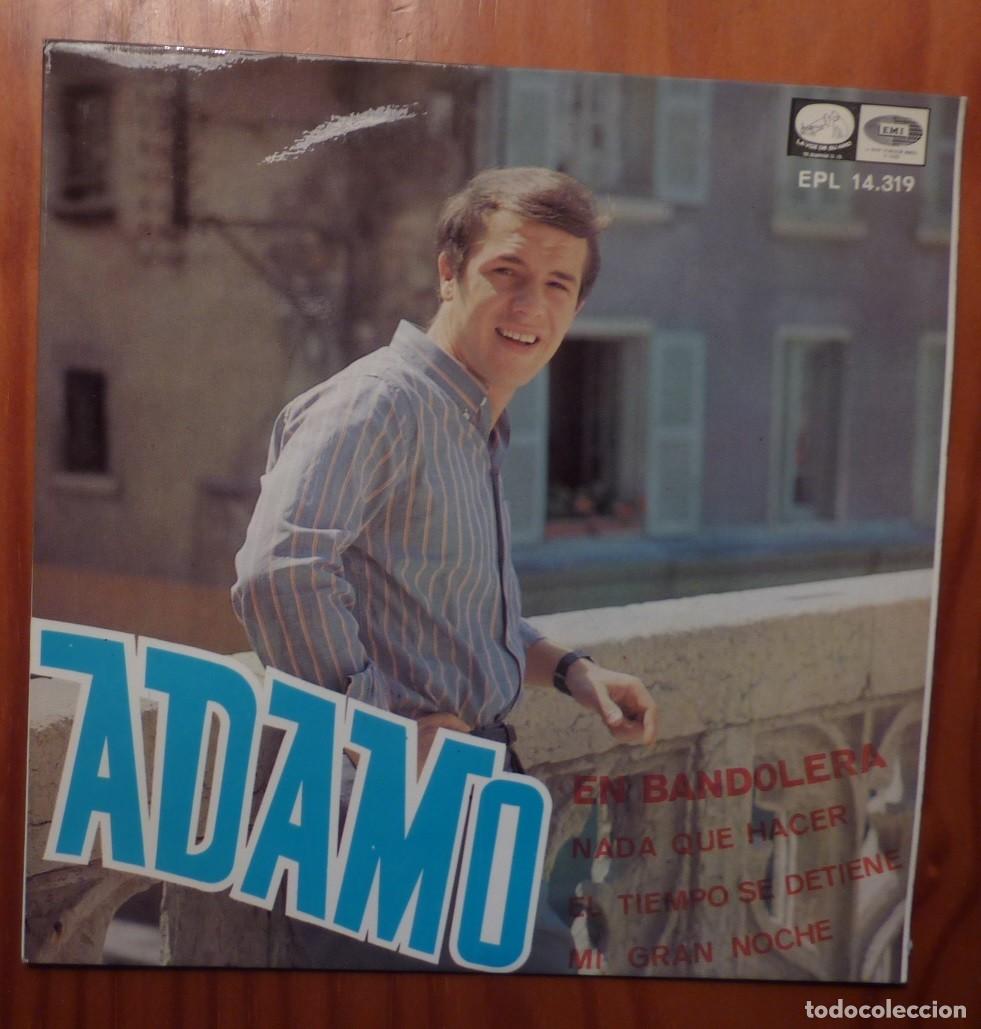 Discos de vinilo: ADAMO / EN BANDOLERA+3 / 1967 / EP - Foto 1