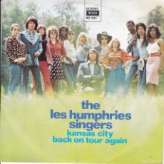 Discos de vinilo: DISCO SINGLE, THE LES HUMPHRIES SINGERS (KANSAS CITY). Lote 382225569