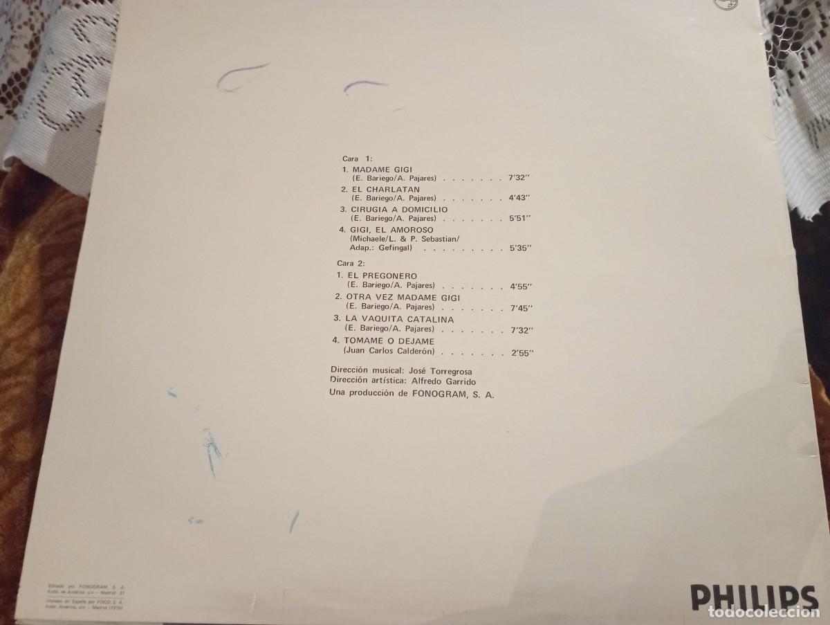 Discos de vinilo: Andr&eacute;s Pajares - Pajarissimo - Foto 2