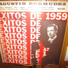 Discos de vinilo: AGUSTIN BERMUDEZ CANTANTE CANARIO DE TENERIFE EXITOS DE 1959 LP HECHO EN VENEZUELA. Lote 382256644