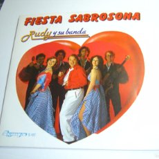 Discos de vinilo: SINGLE RUDY Y SU BANDA. FIESTA SABROSONA. 8 TEMAS. OLYMPO 1981 SPAIN CON INSERTO (SEMINUEVO)