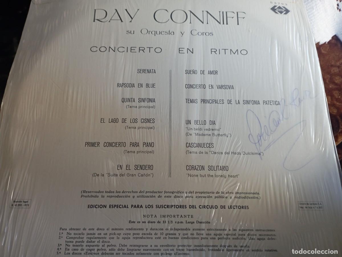 Discos de vinilo: Ray Conniff - Concierto en ritmo - Foto 2