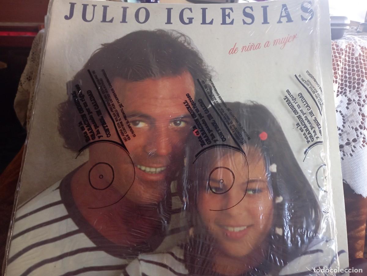 Discos de vinilo: Julio Iglesias - De ni&ntilde;a a mujer - Foto 1