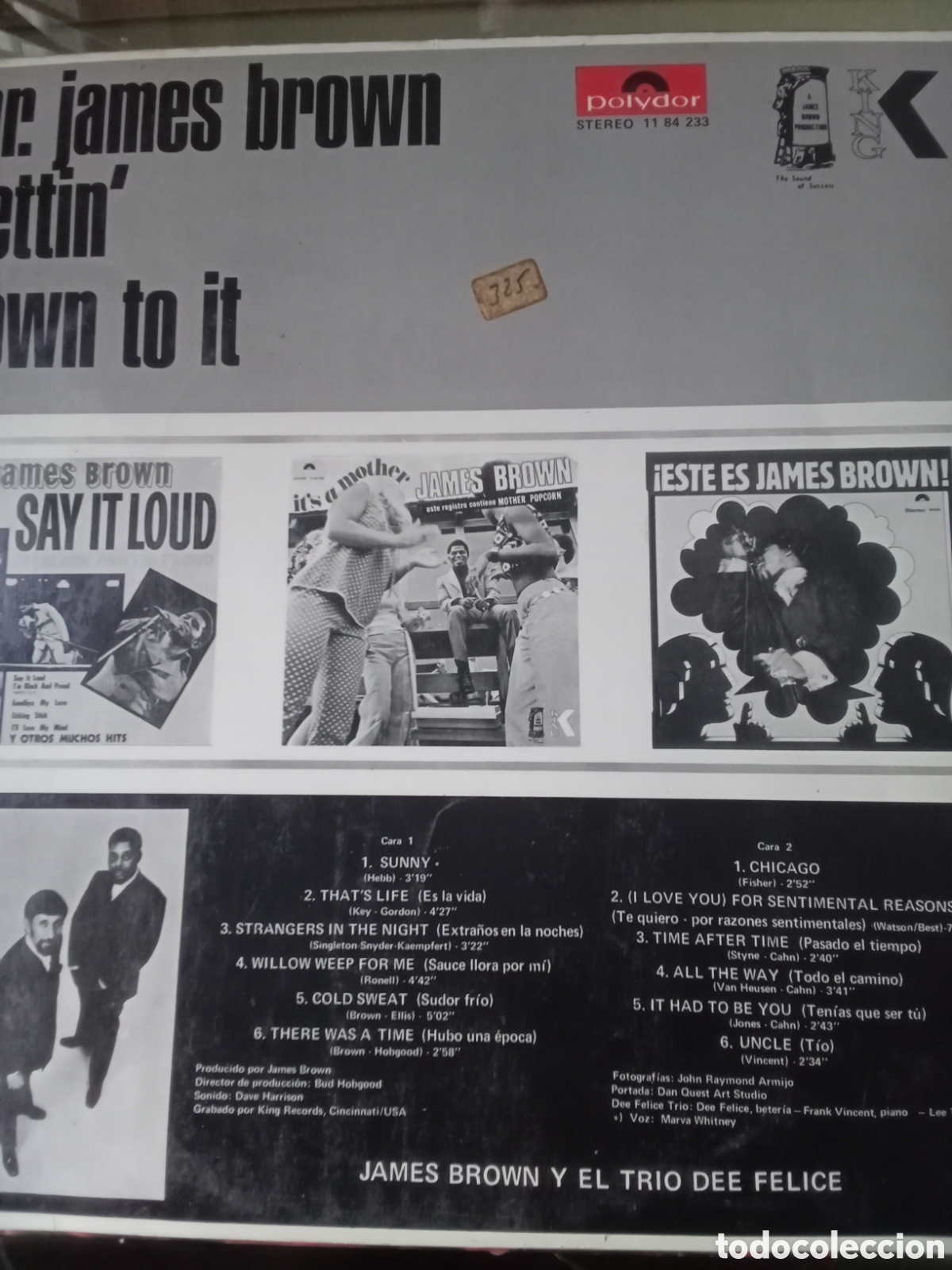 Discos de vinilo: JAMES BROWN 1970 Copia Spain Polydor - Foto 2
