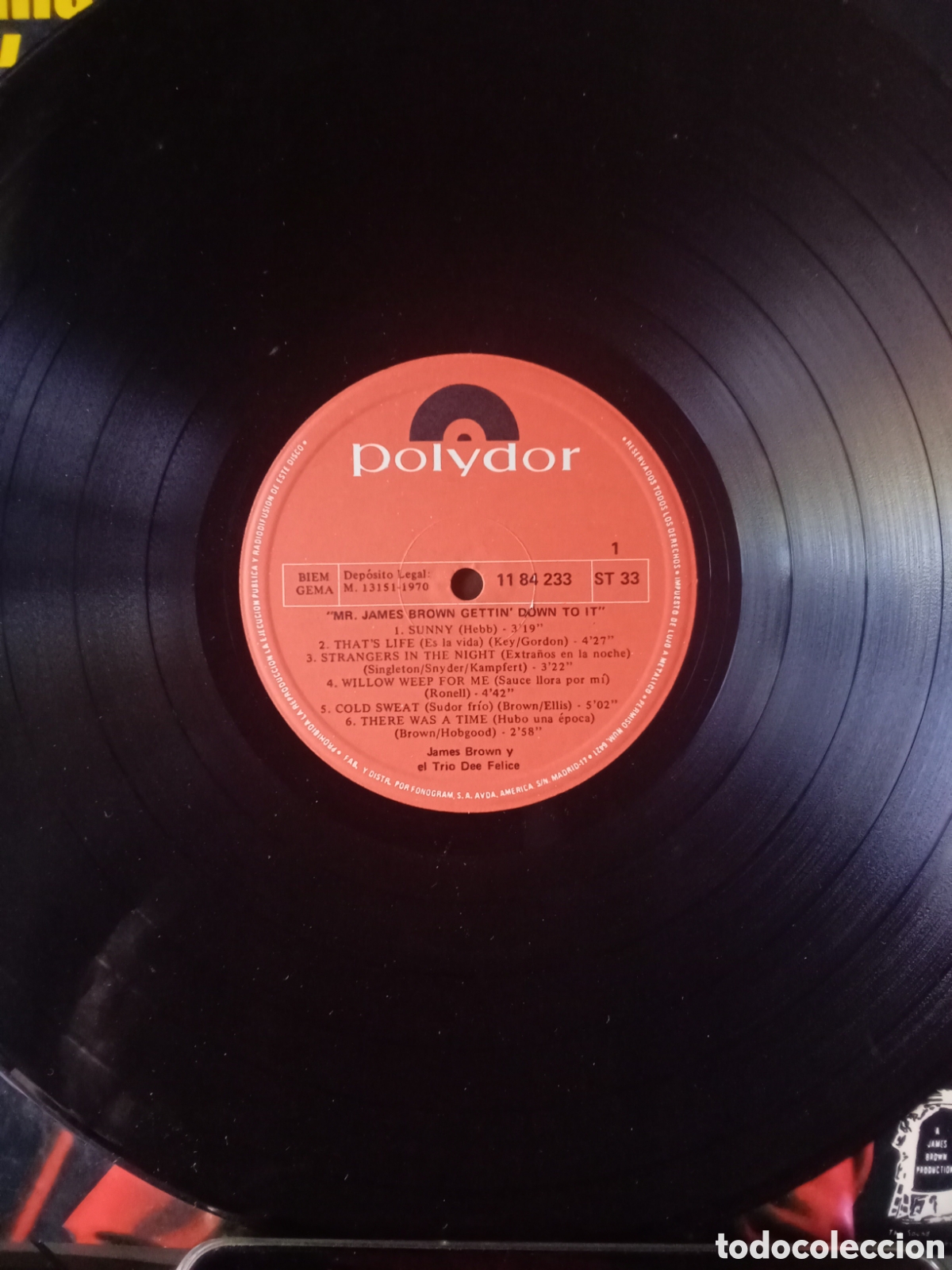 Discos de vinilo: JAMES BROWN 1970 Copia Spain Polydor - Foto 4