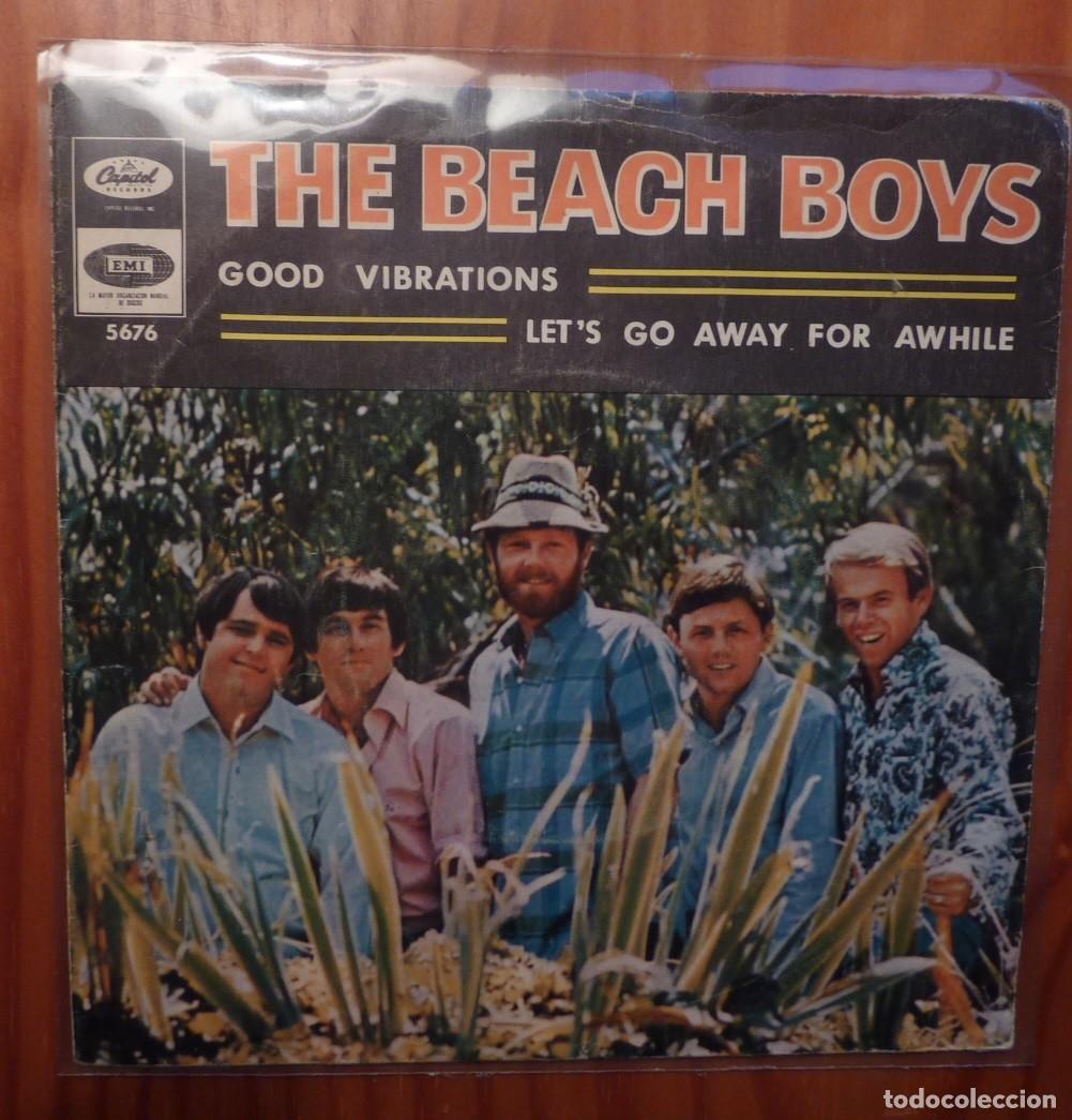 Discos de vinilo: THE BEACH BOYS / GOOD VIBRATIONS / 1966 / SINGLE - Foto 1