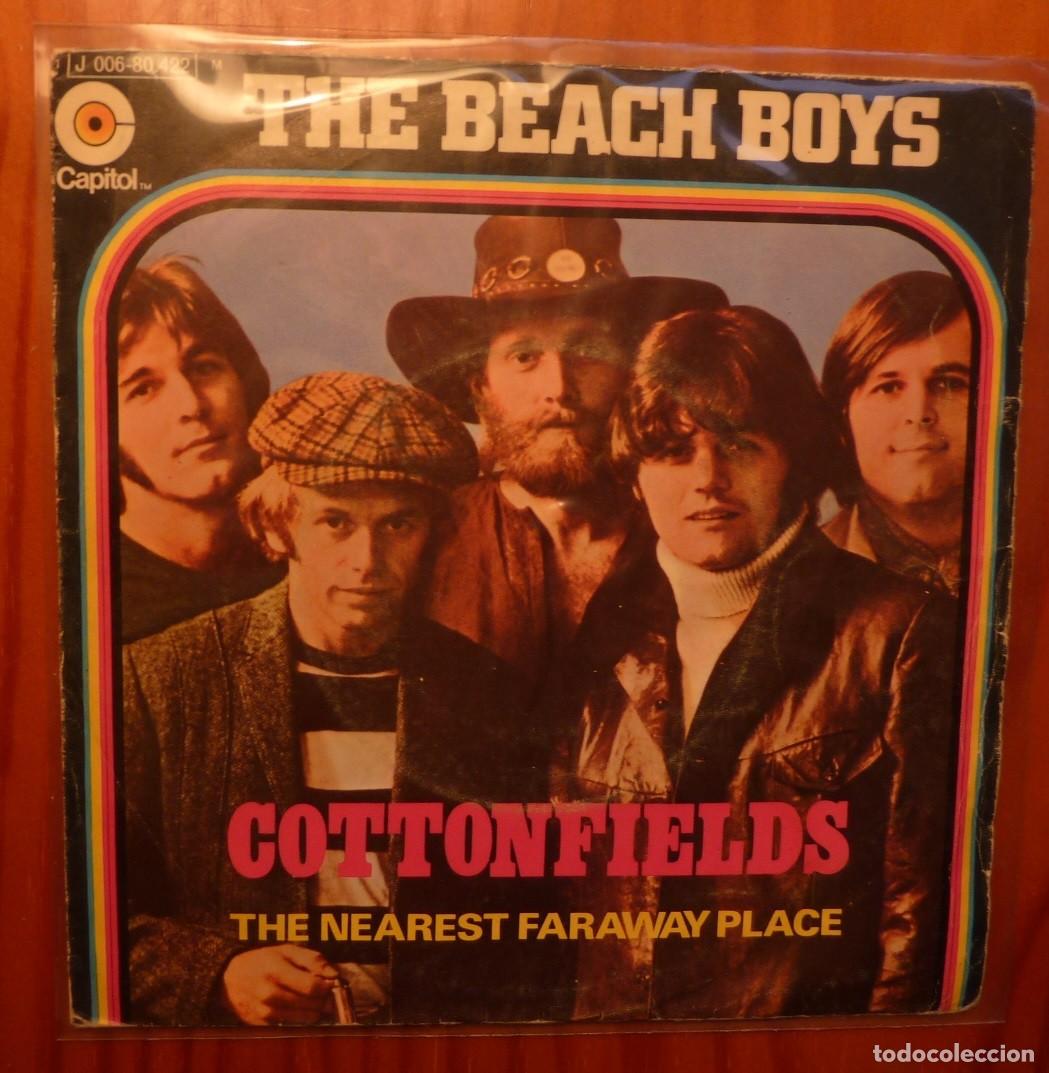 Discos de vinilo: THE BEACH BOYS / COTTONFIELDS/ 1970 / SINGLE - Foto 1